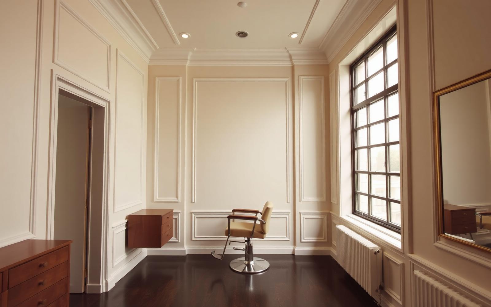 The AK Candy Luxury Wigs studio interior in Lekki, Lagos